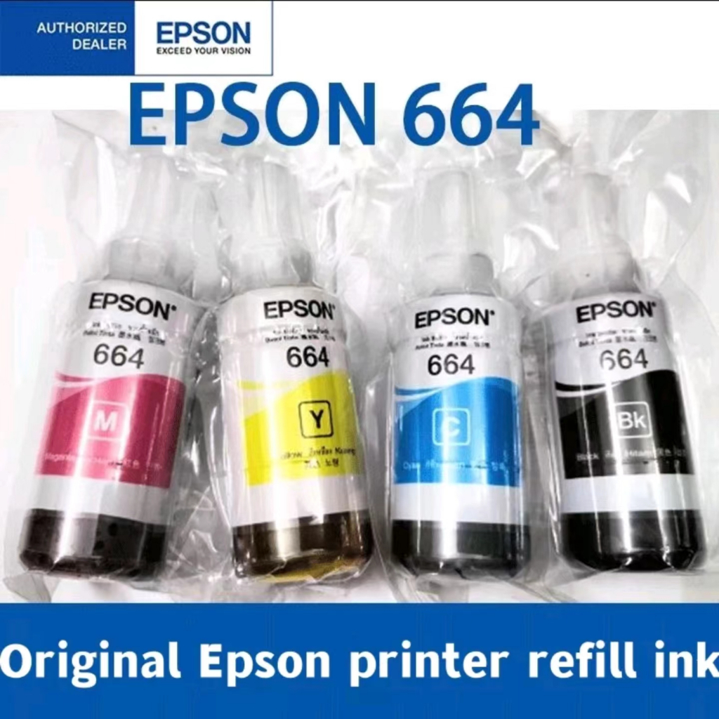 Epson T664 Ink Original Genuine Bottle T664 664ink L350 L110 L355 L365 L120 L3 Epson 70ml Epson 6624