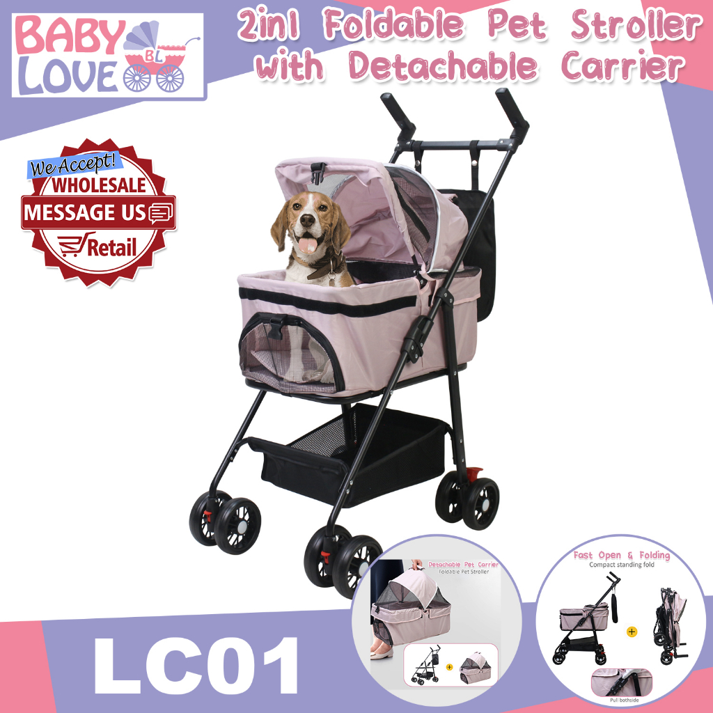 Dog stroller shopee sale