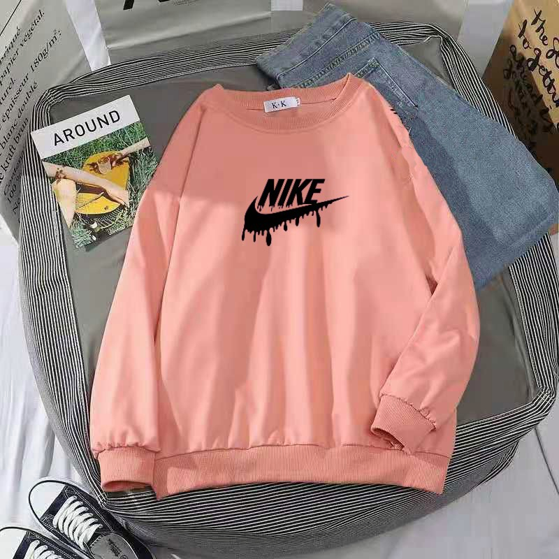 korean fashon Trending Long sleeve Painted Nike Air Sweatshirt for Men and Women Size M XXL Shopee Philippines