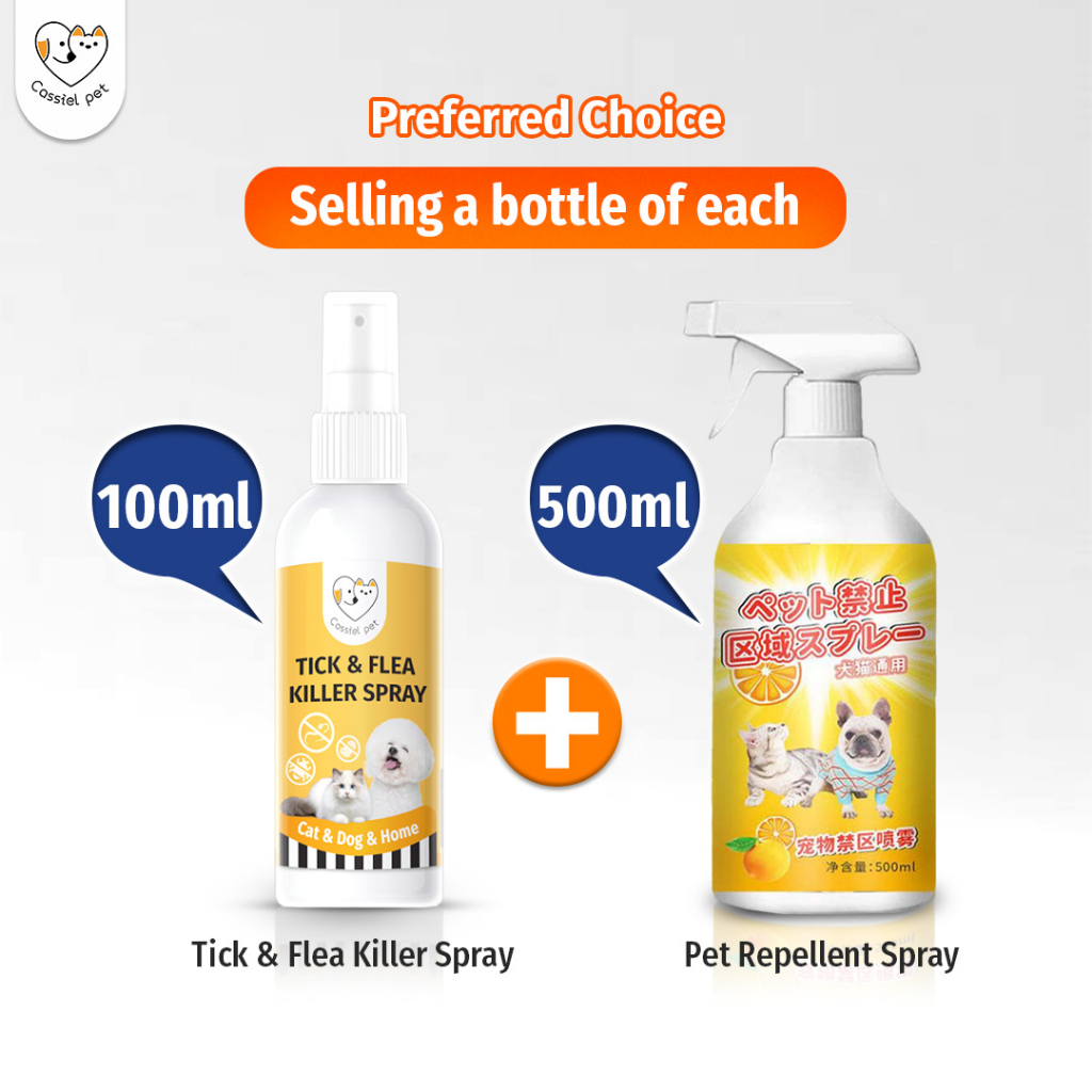 View of Cassiel Pet Herbal Ivermectin Tick And Flea Remover Spray For Dogs ...