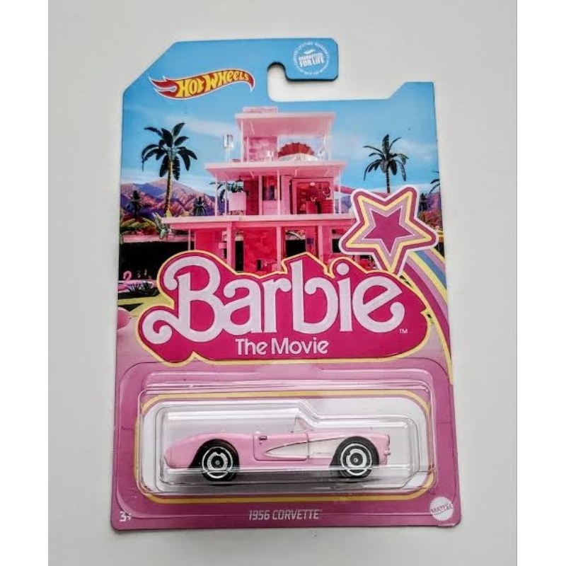 Hot Wheels Barbie The Movie 1956 Corvette Diecast Shopee Philippines