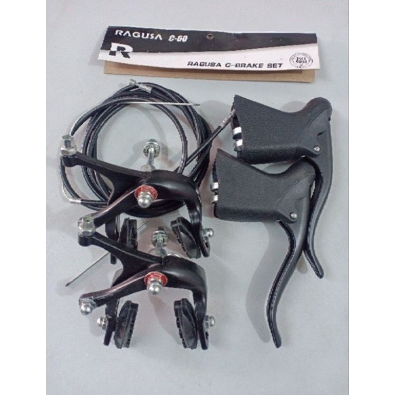 KCNC CB9 Road Caliper Brake Set - Front & Rear Wide Rim Brakes For Road Bikes Up To 28mm