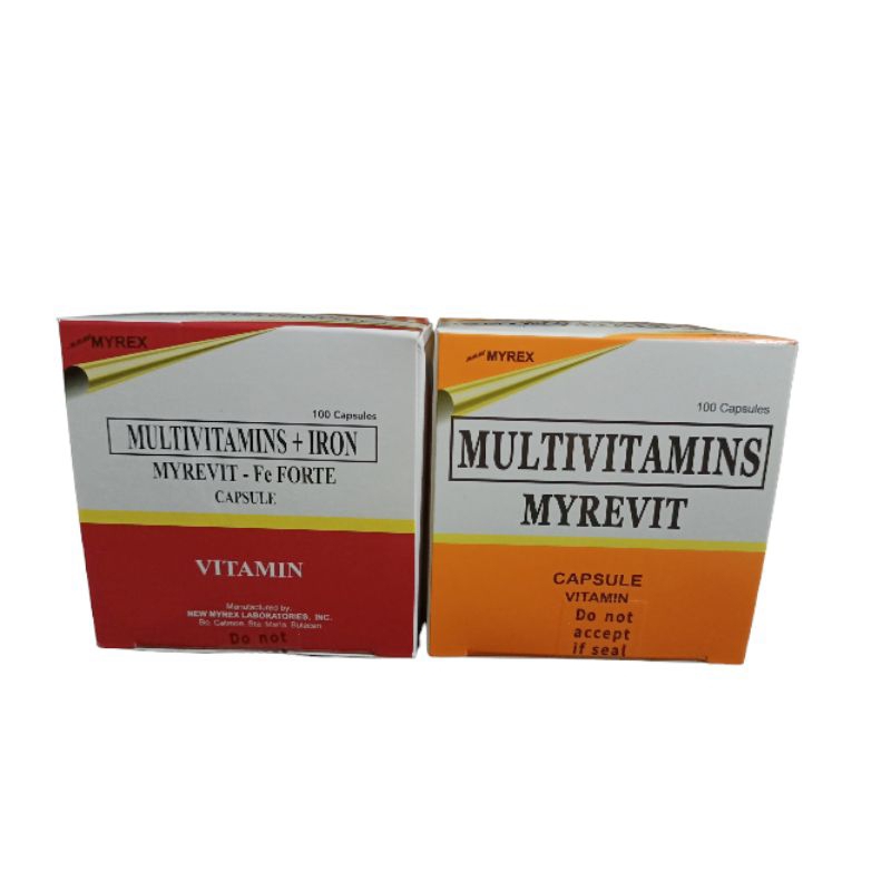 MYREVIT Multivitamins / MYREVIT FE FORTE Multivitamins+ Iron