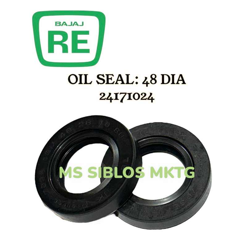 BAJAJ RE GENUINE OIL SEAL 482810 (24171024) Shopee Philippines
