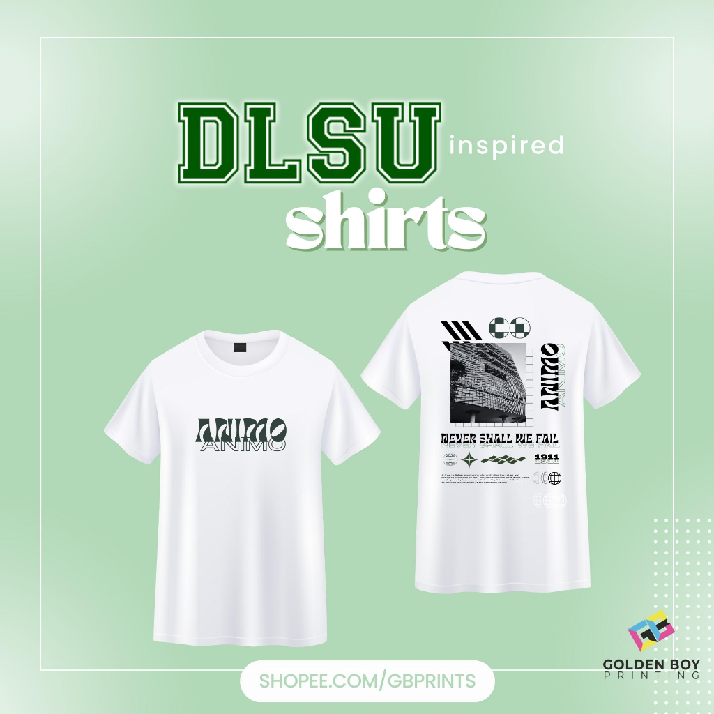 DLSU Inspired Shirts (Set B) | Shopee Philippines