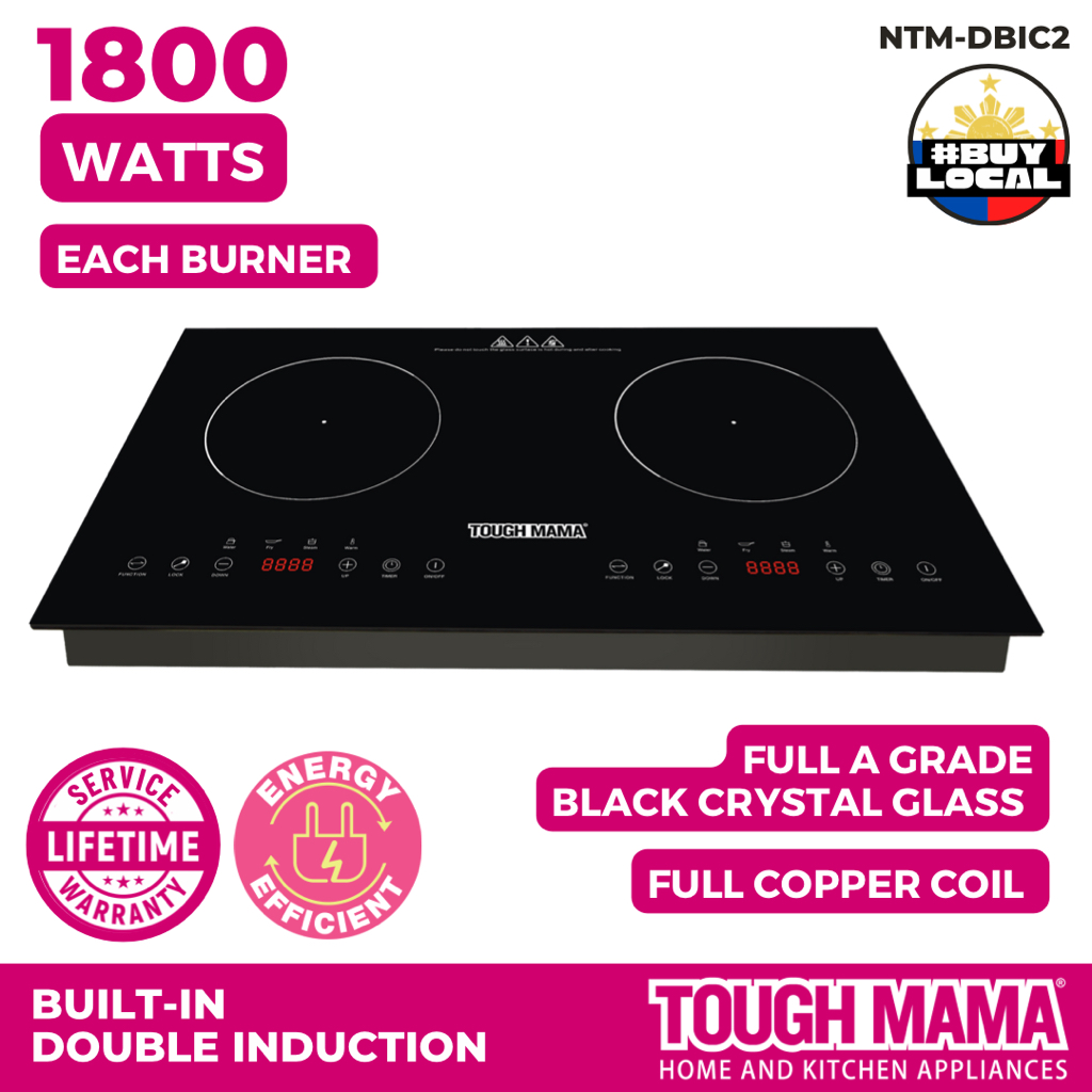 Tough Mama NTMDBIC2 Builtin Double Induction Cooker with Digital LED