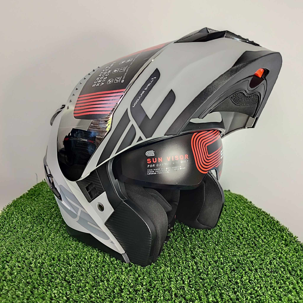 Motorcycle Helmet Sec Windstorm Modular Sec Helmet Modular Dual