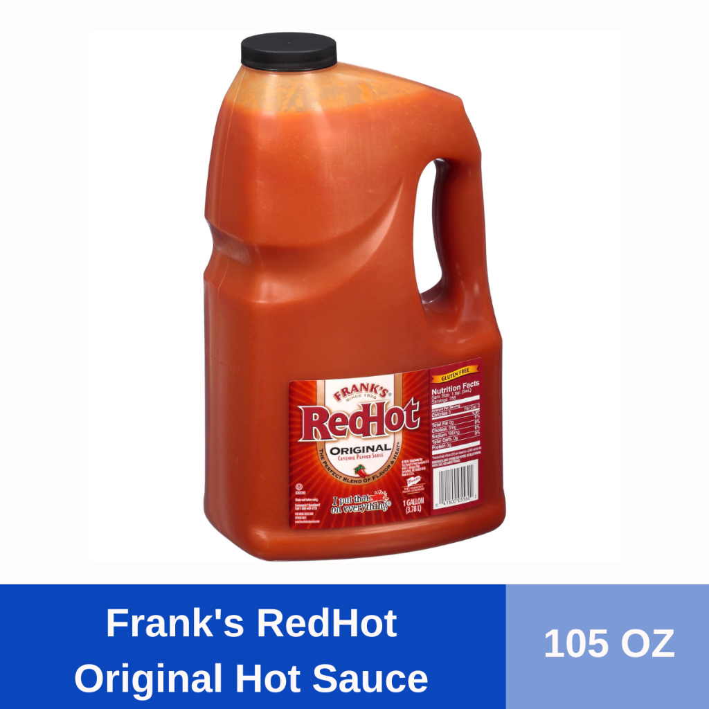 Frank's Red hot Original Cayenne Pepper Sauce 1Gallon (Restaurant