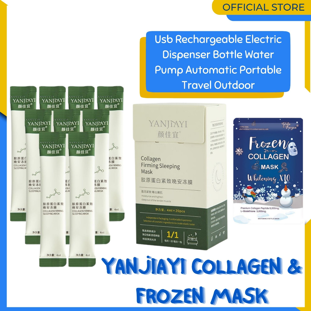 Original 20pcs/box Korean Tiktok Yanjiayi Collagen Firming Sleeping