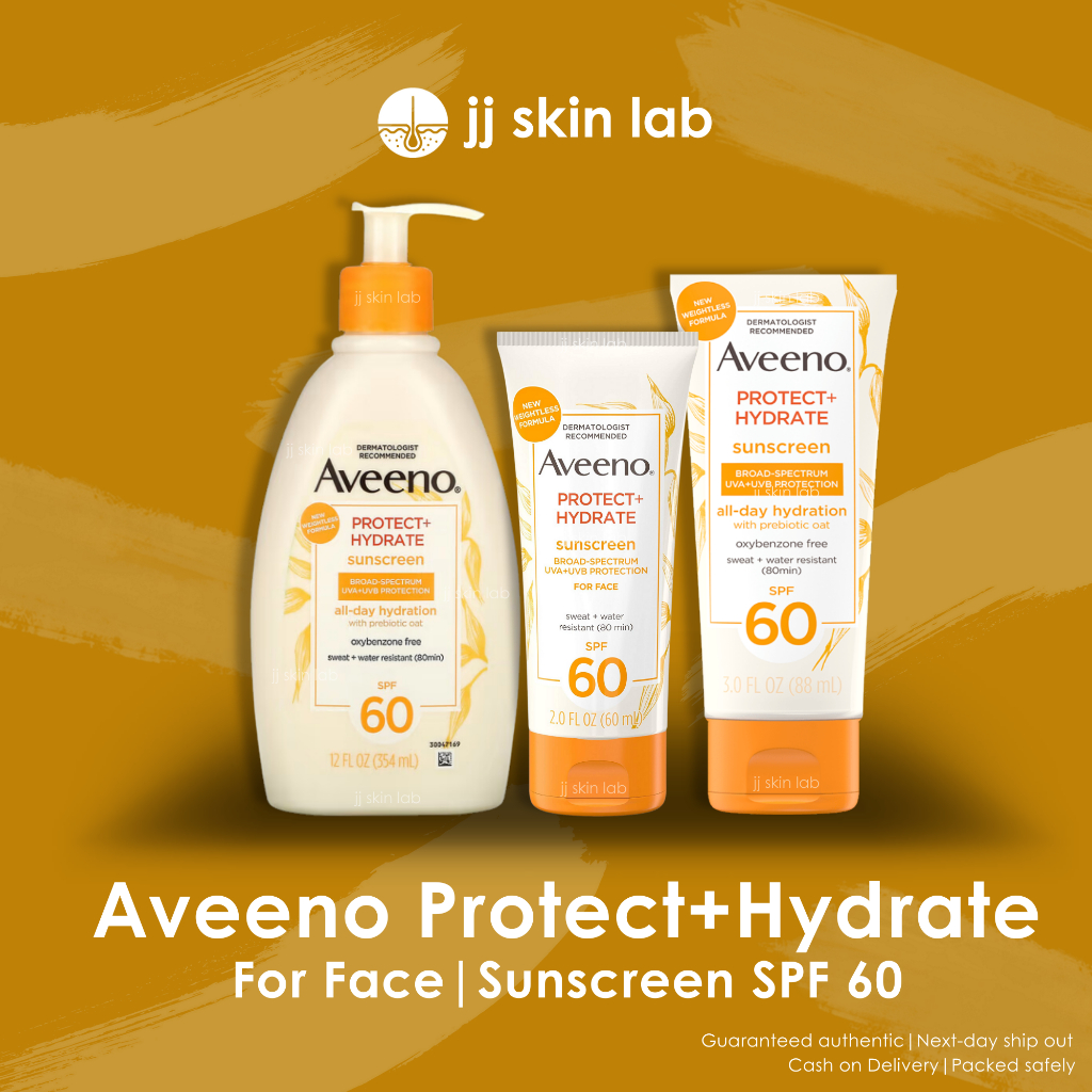 Aveeno Protect + Hydrate Sunscreen SPF60 Allday Hydration with