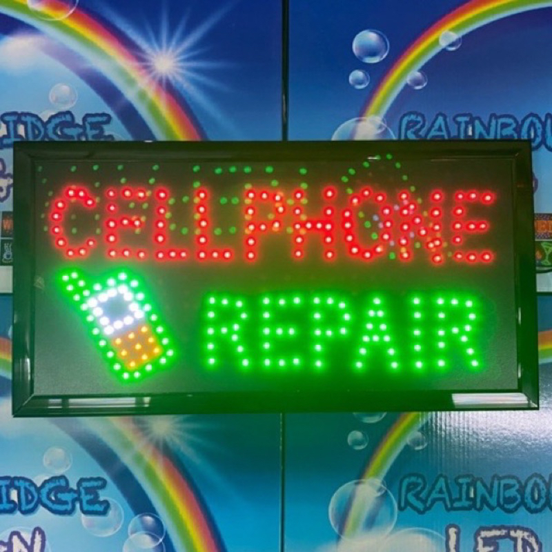 CELLPHONE REPAIR - RAINBOW BRIDGE LED SIGNAGE (New-Small-Large) #SIZE ...