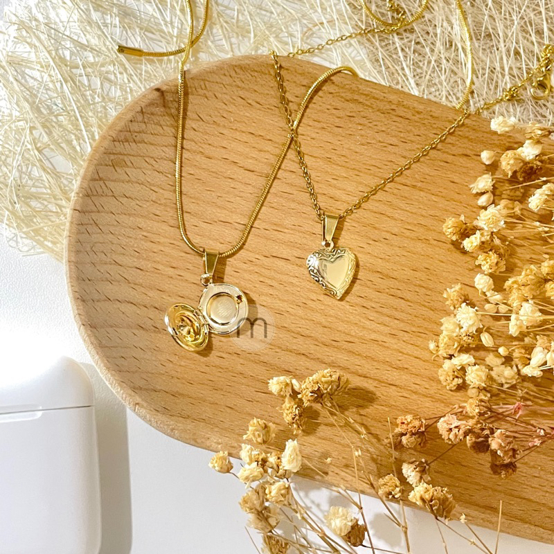Personalized Photo Locket Necklace Stainless Steel by Melori | Shopee ...