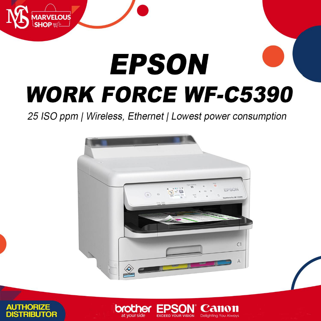 Epson Workforce Pro Wf C5390 A4 Colour Single Function Printer C5390 5390 Shopee Philippines 3297
