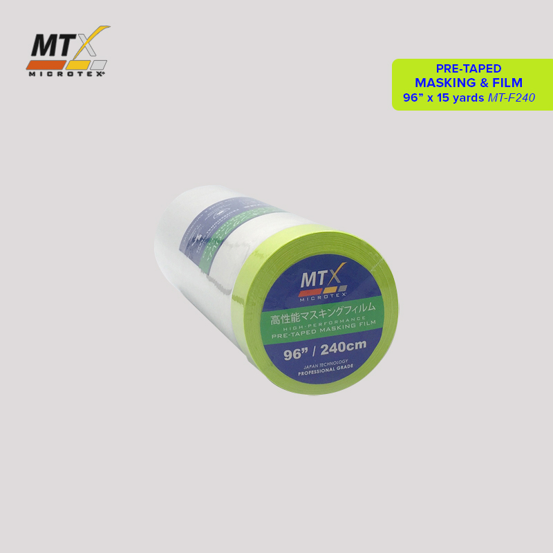 Microtex MTX High Performance Pre Taped Masking Film 96