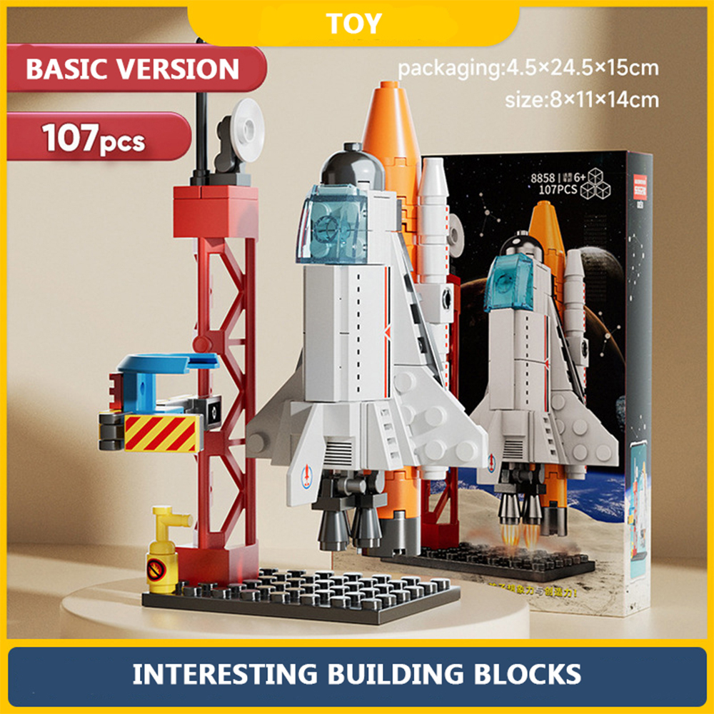 Kids Toys Block Space shuttle rocket Model Friendly Material Building ...