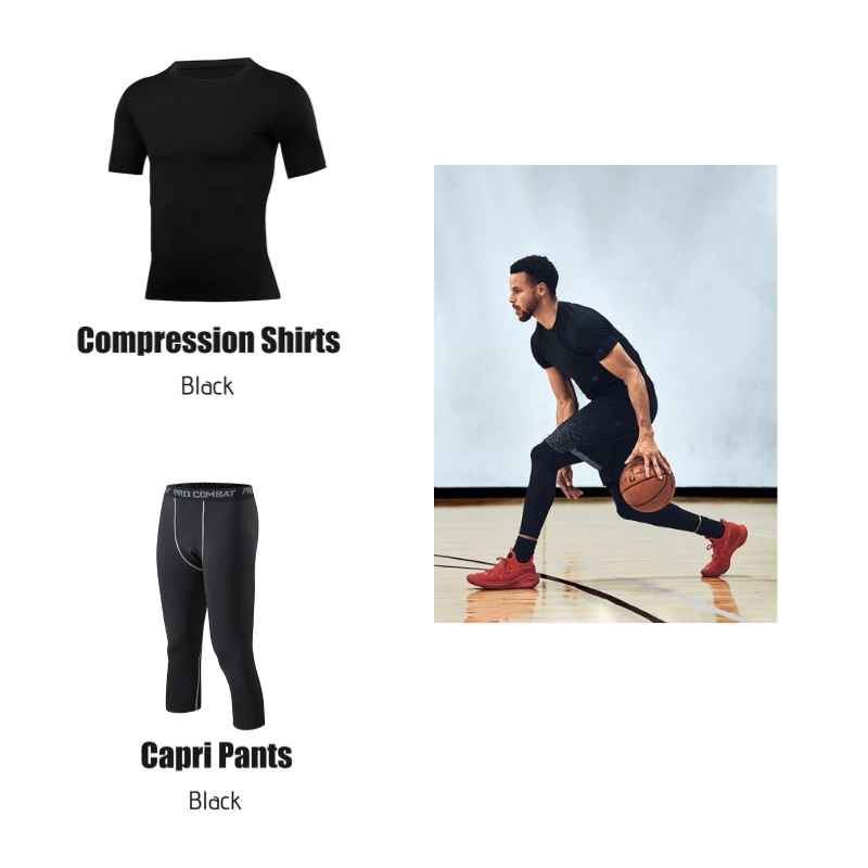 Men's Basketball Sports Shirt Compression Leggings Drifit Fitness Vest