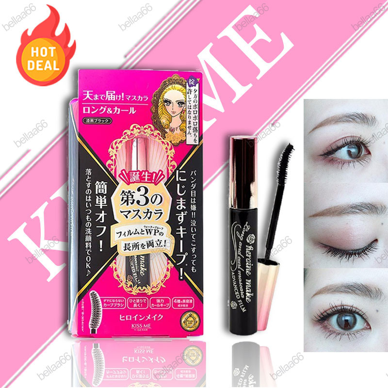 KISS ME Mascara Heroine Make Long and Curl Mascara Waterproof Advanced