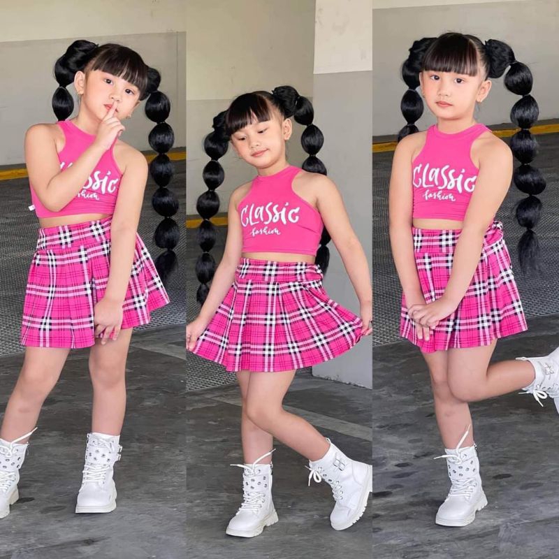 Kyian.ph Clay Top and Skirt Terno 1-5yo RTW OOTD for kids girls ...