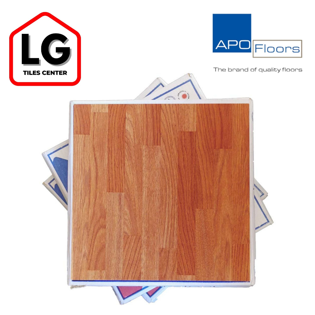 Apo Floors Vinyl Tiles 30x30cm Thickness: 1.3mm (45pcs) | Shopee ...