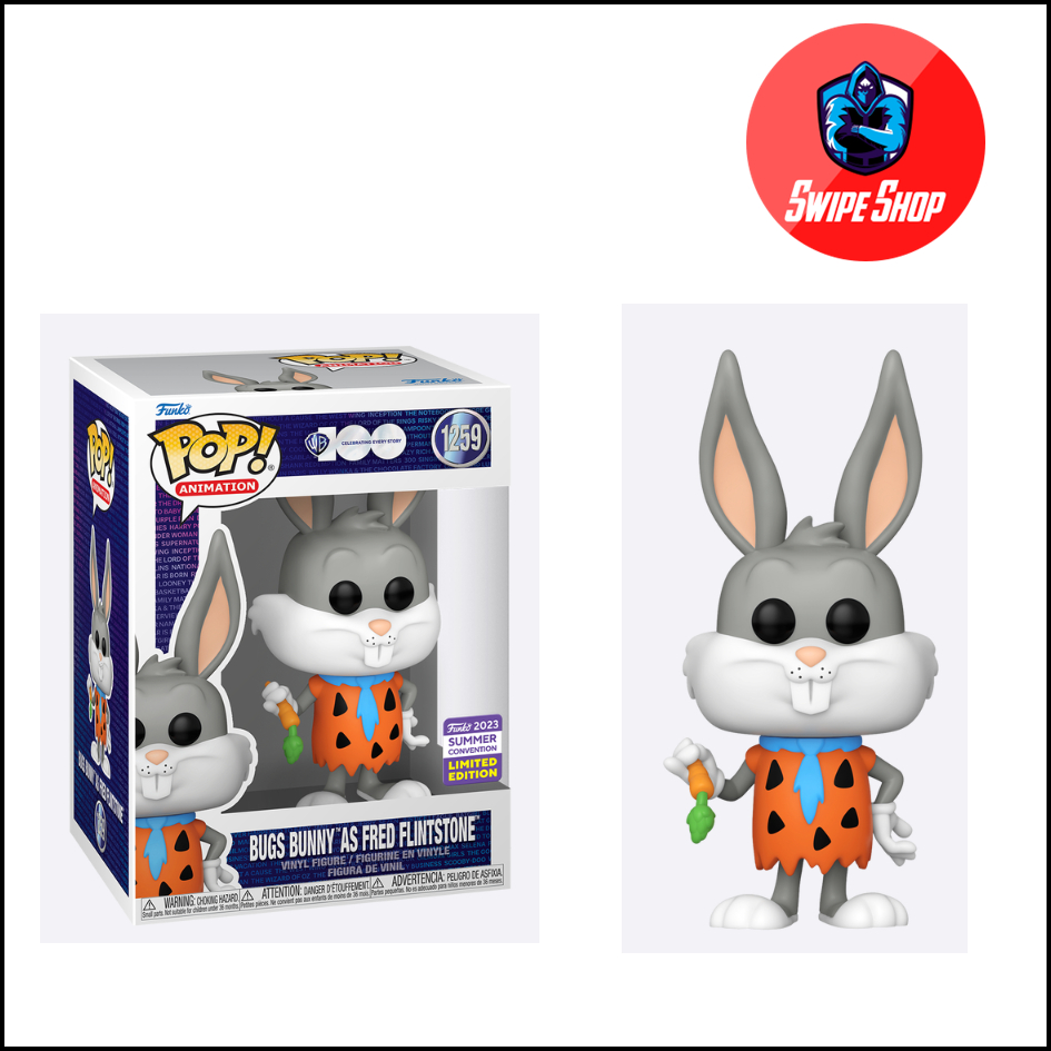 Funko Pop Bugs Bunny as Fred Flintstone Summer Convention Shared ...