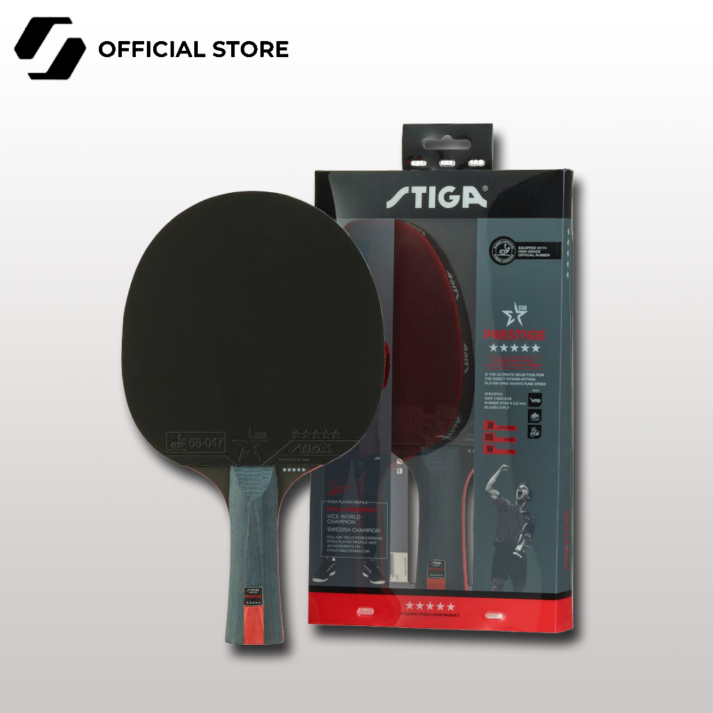 Stiga Prestige 5 Star Table Tennis Racket Paddle PingPong Bat Shopee