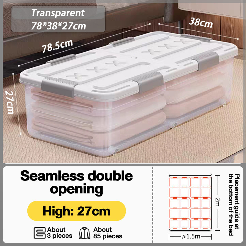 Under Bed Storage Box (Underbed) / BIG Cat Litter Box / Home Organizer