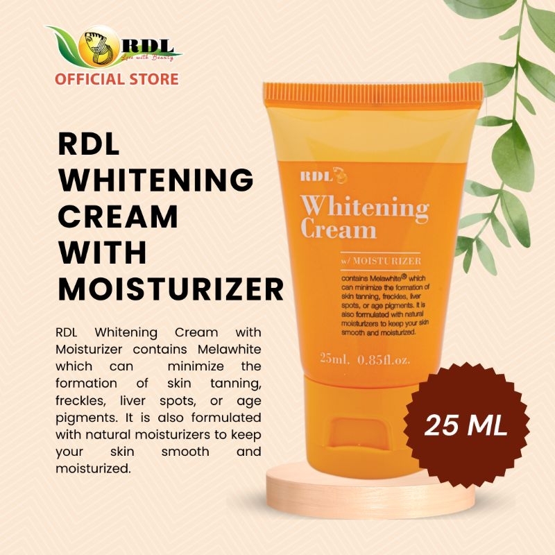 RDL Whitening Cream 25ml Shopee Philippines