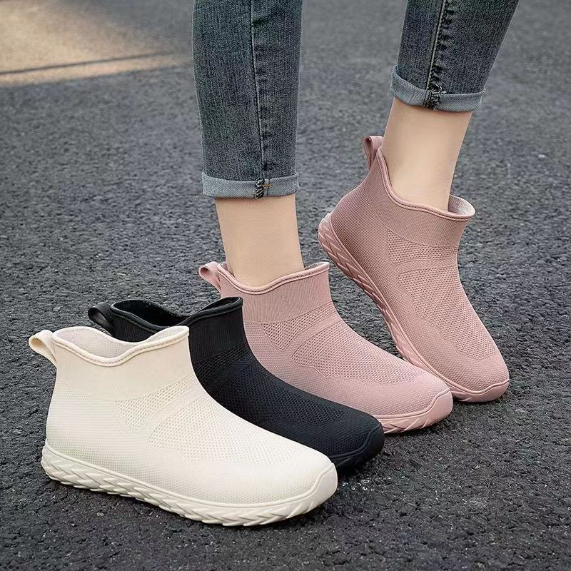 New style rain boots women's waterproof non-slip fashion outerwear ...