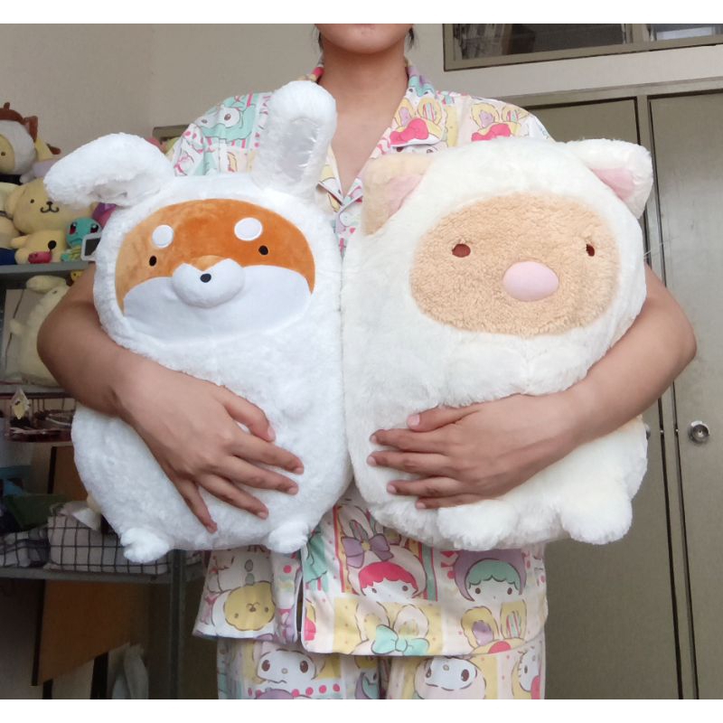 Bundle Stuffed Toy Bunny and Cat Shopee Philippines