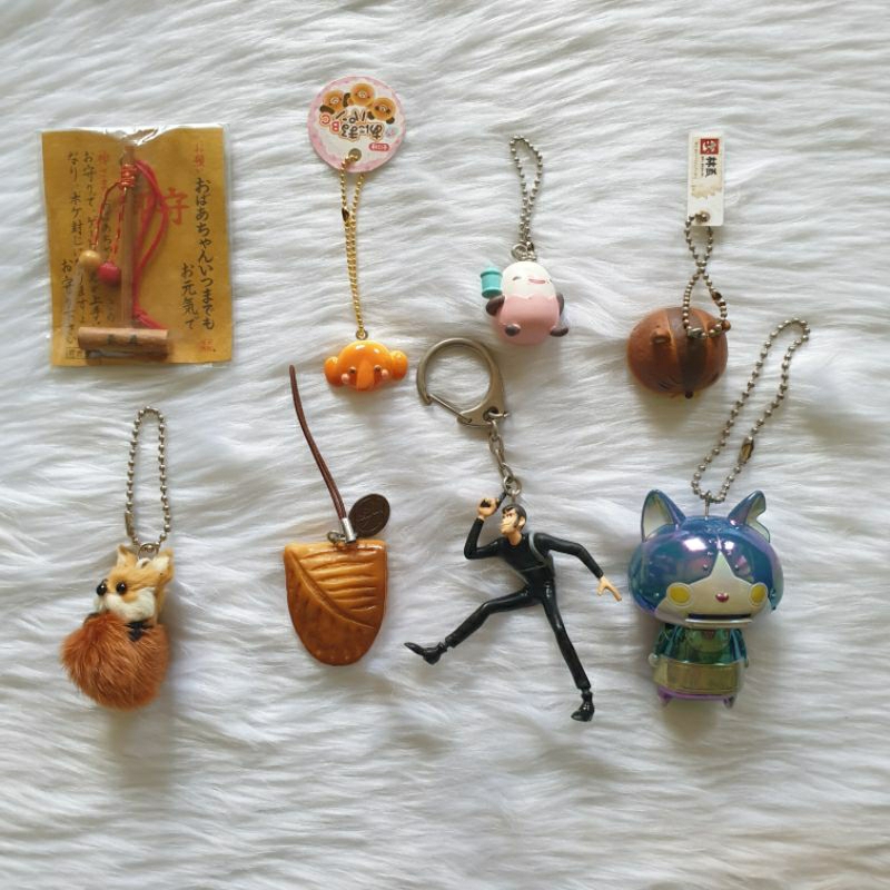 Mixed japanese charms/keychains/straps Shopee Philippines