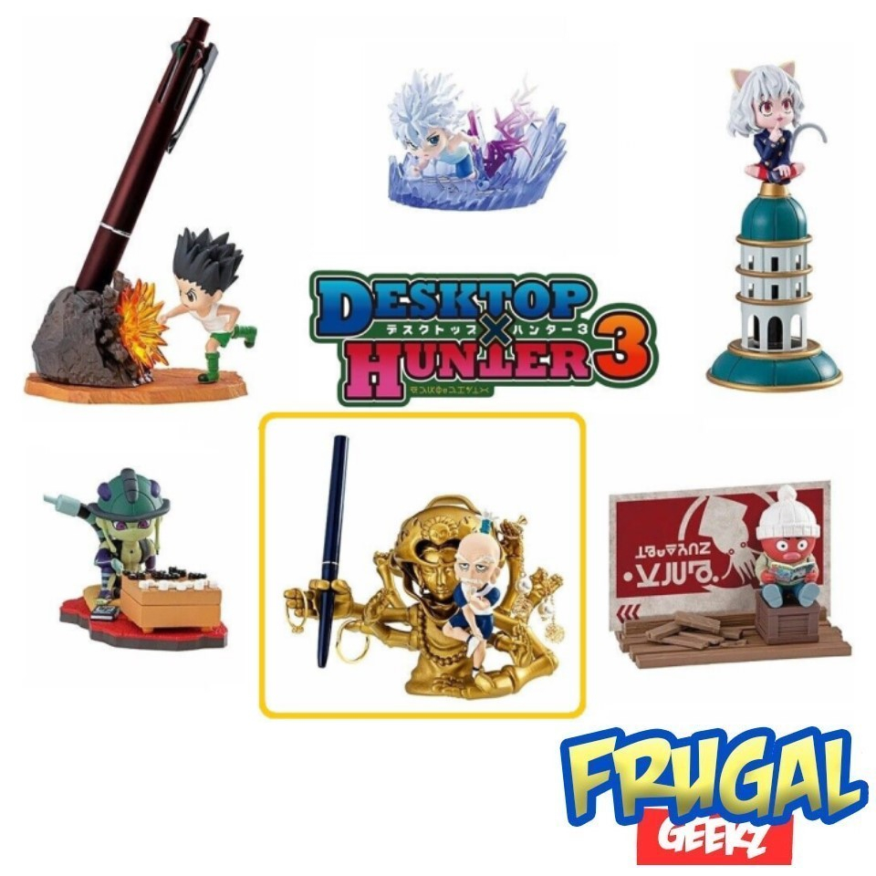 ReMent Hunter x Hunter DesQ Desktop Hunter 3 Boxed Set of 6 Figures