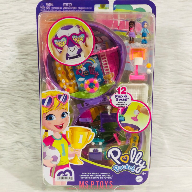 POLLY POCKET - Soccer Squad Compact Playset | Shopee Philippines