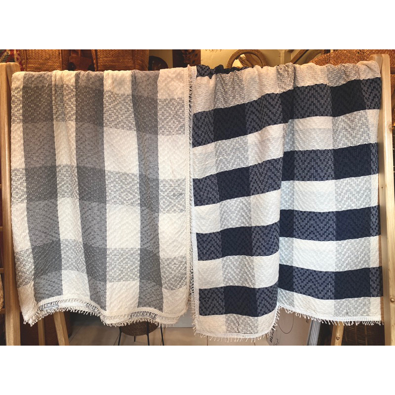 Inabel premium Queen size checkered blanket | Shopee Philippines