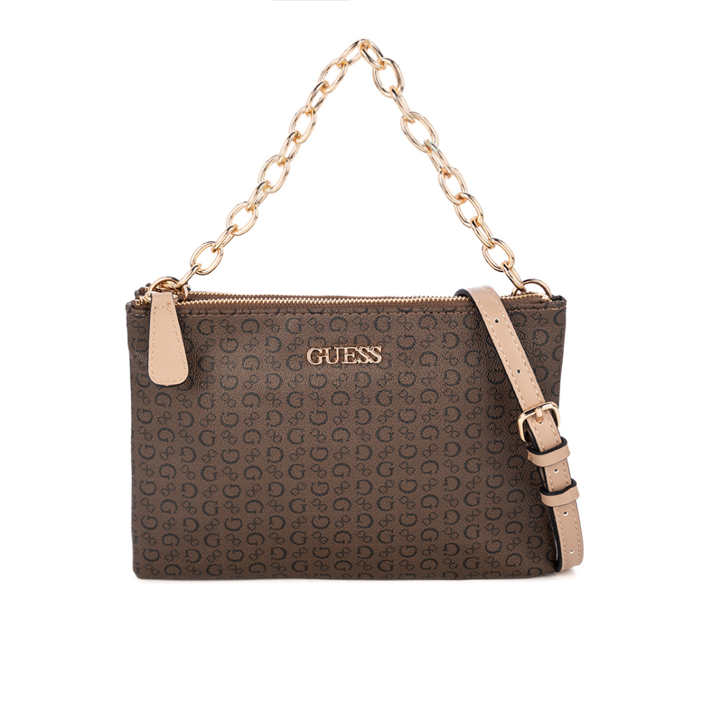 GUESS Ellison Double Zip Crossbody Shopee Philippines