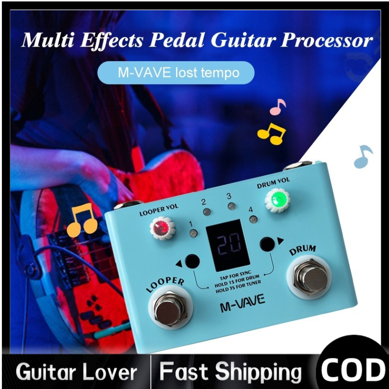 [COD] MVAVE LOST TEMPO Effect Pedal Drum & Looper Effector Mini 2in1