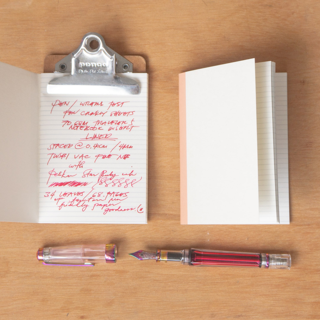Passport Lined: Handmade Crinkly Sheets Traveler's Notebook Insert ...