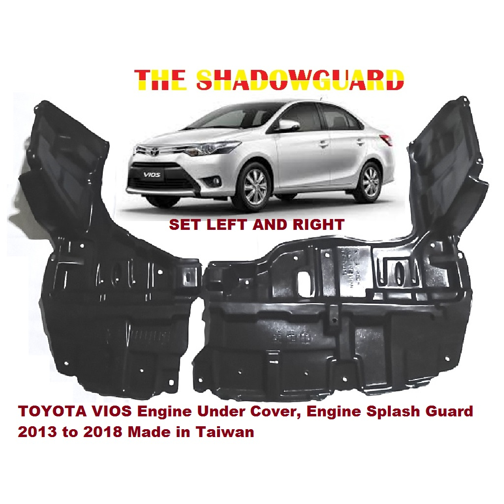 TOYOTA VIOS Engine Under Cover 2013 to 2018 Set LEFT AND RIGHT Made in