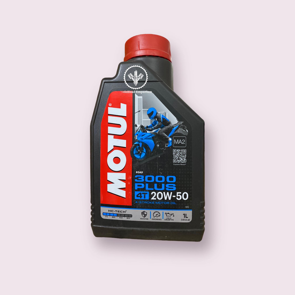 MOTUL 3000 PLUS 4T 20w50 0.8L | Shopee Philippines