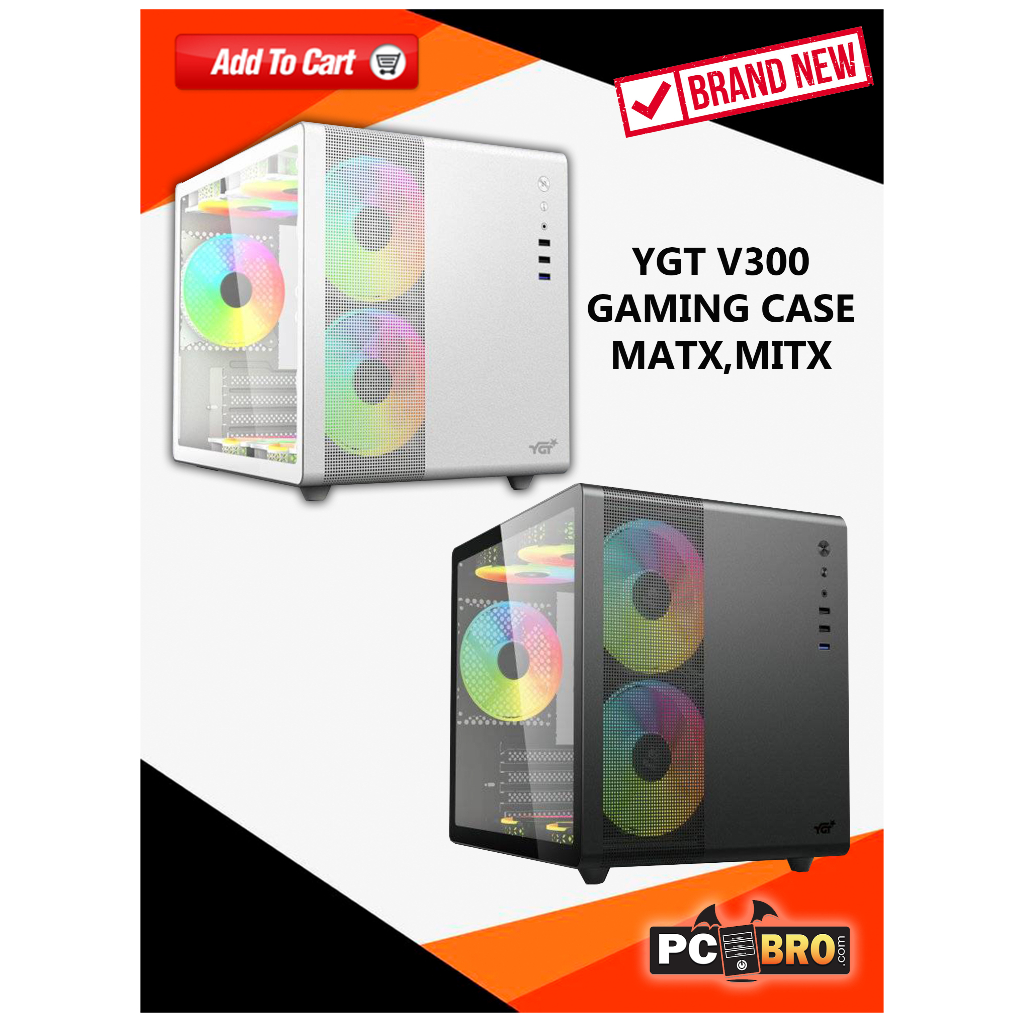 V300 Mini Gaming Case for PC Mitx Matx | Shopee Philippines