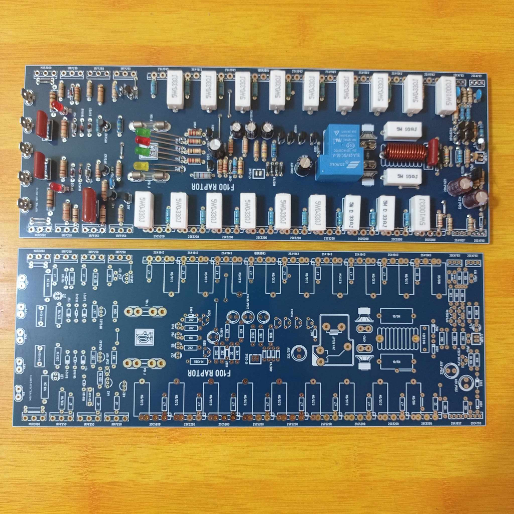 CLASS-H DRIN AUDIO F100 RAPTOR AMPLIFIER PCB KIT 1200 WATTS RMS ROCKOLA