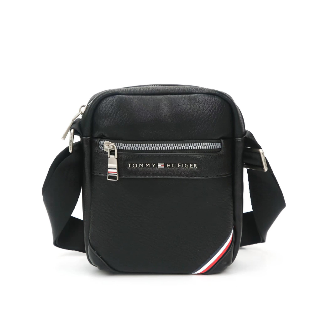 1215 Ken's tommy hilfiger sling bag & crossbody leather materials