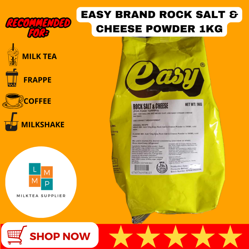 Rock Salt & Cheese Powder Easy Brand 1kg Easy Rock Salt and Cheese