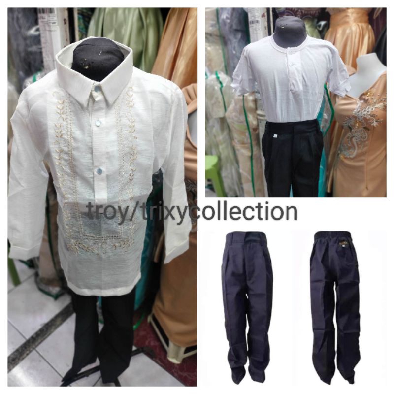 Barong Tagalog costume for kids | Shopee Philippines