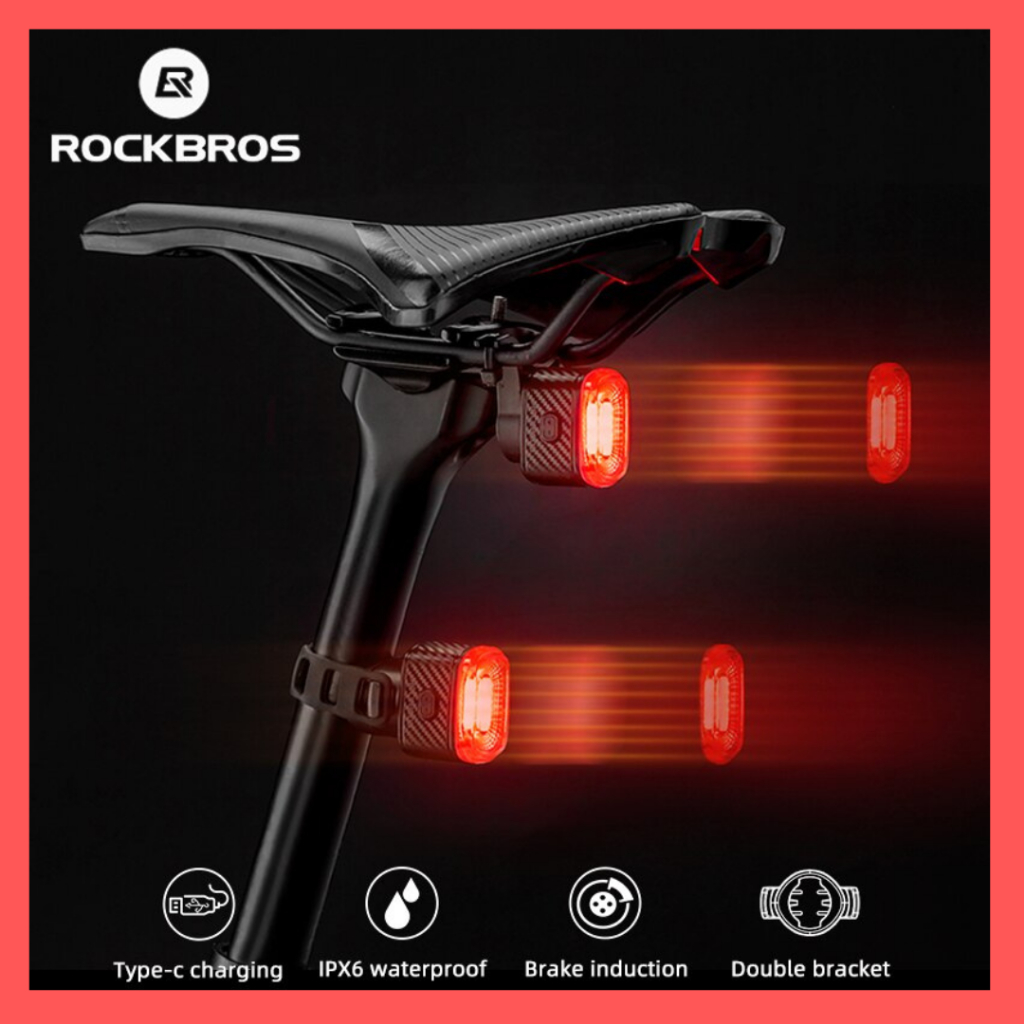 ROCKBROS Bike Laser Rear Light