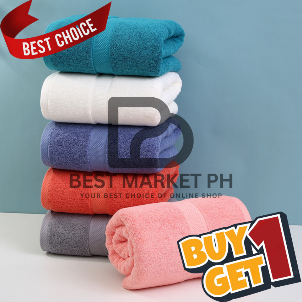 BM Buy 1 Take 1 Mall Quality Cannon Bath Towel/Tuwalya (Adult Size ...
