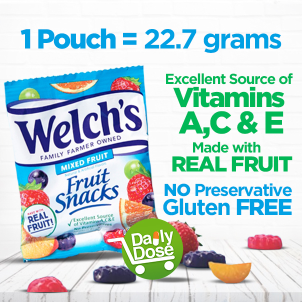 Welch's Fruit Snacks, 22.7g Mixed Fruits Shopee Philippines