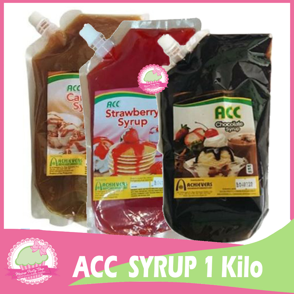 MPS I Kilo ACC Syrup Caramel Syrup Chocolate Syrup Strawberry