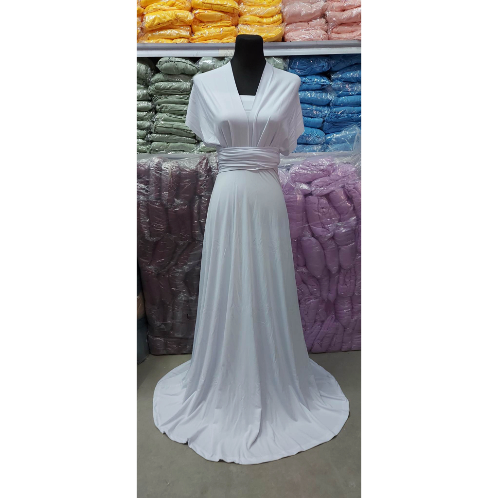 White Infinity Junior Dress main image 0
