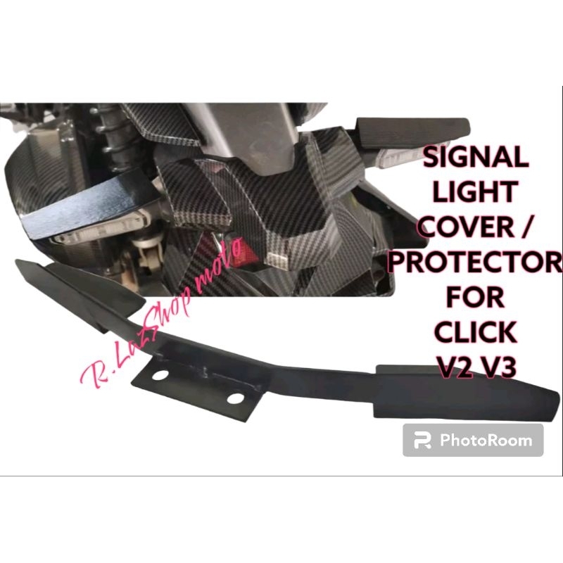 SIGNAL LIGHT COVER PROTECTOR FOR HONDA CLICK 125/150/160 v3 v2 MAKAPAL WITH BOLTS AND WASHERS