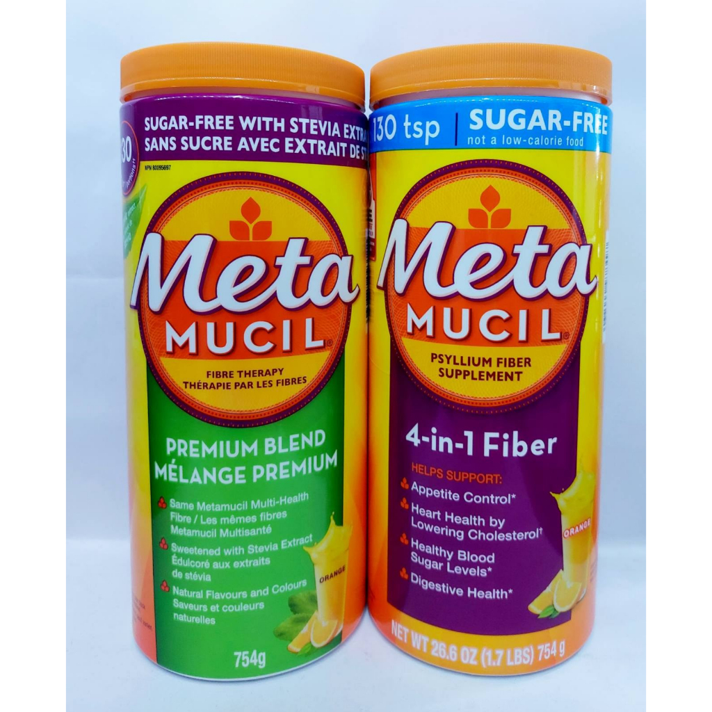 Metamucil Premium Blend SugarFree with Stevia 754g l 4in1 Fiber Sugar